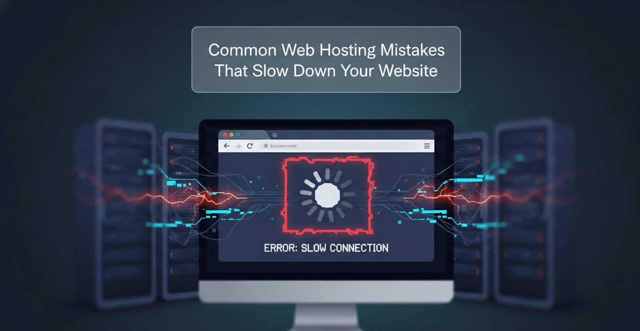 Common Web Hosting Mistakes That Slow Down Your Website