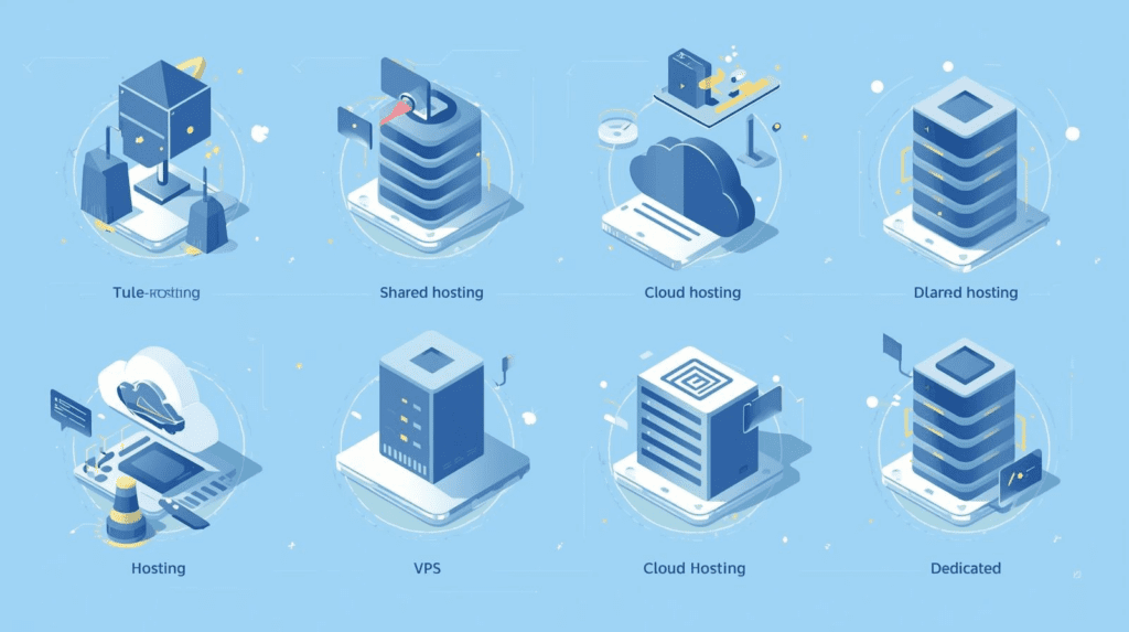 types of web hosting explained