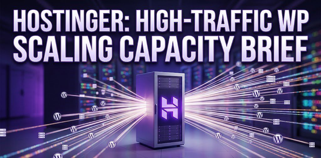 The 2026 Strategic Intelligence Brief: Infrastructure Scaling – Hostinger’s Capacity for High-Traffic WordPress Deployments